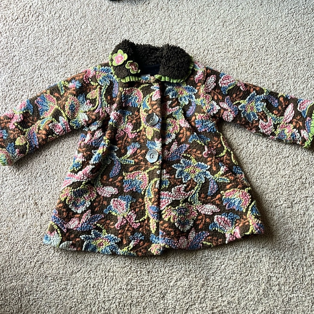 Brown Floral Jacket